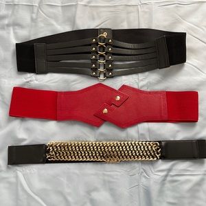 Belt trio